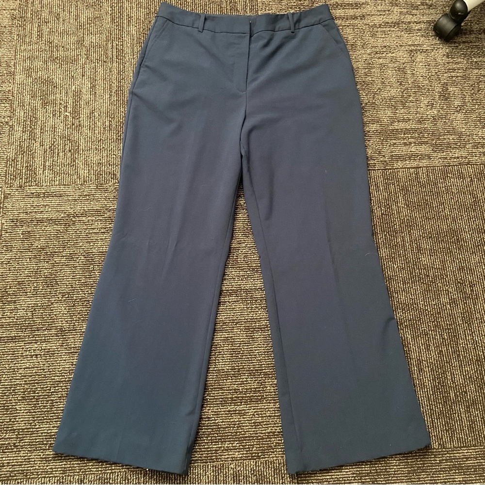 Worthington Blue Wide-Leg Formal Pants